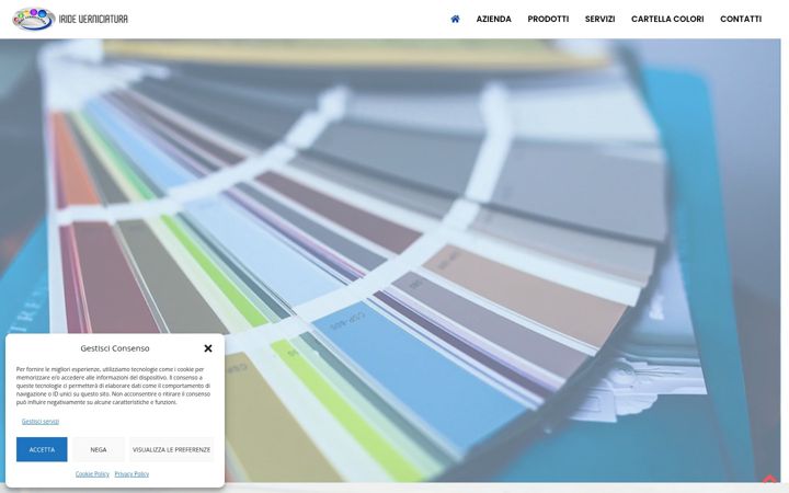 Screenshot of irideverniciatura.com