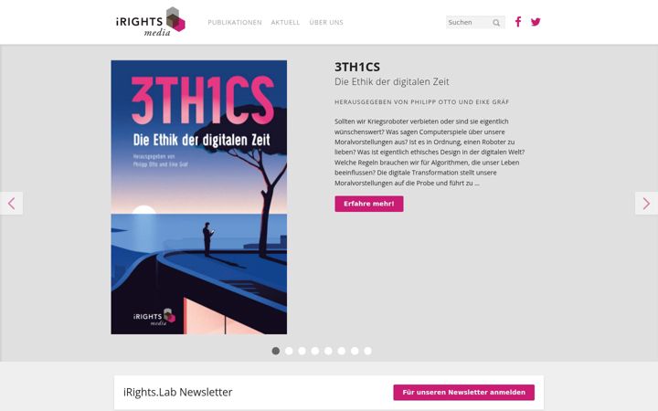 Screenshot of irights-media.de