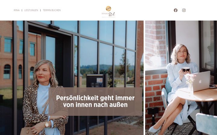 Screenshot of irinas-stil.de