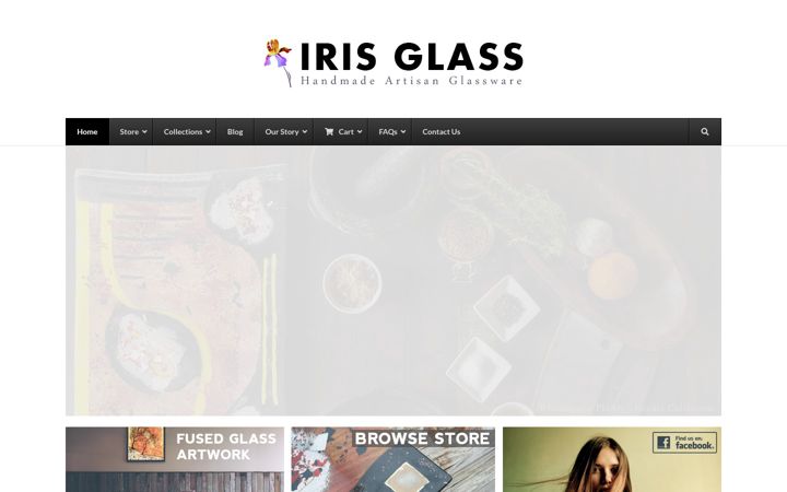 Screenshot of iris-glass.com