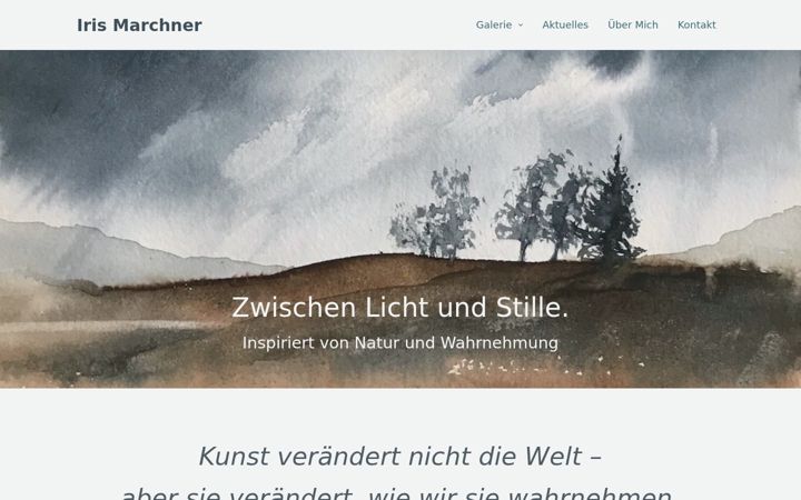 Screenshot of iris-marchner.de