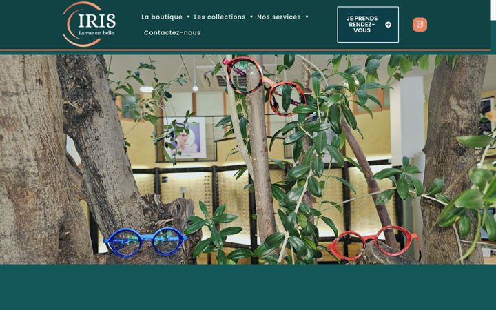Screenshot of iris-opticien.com