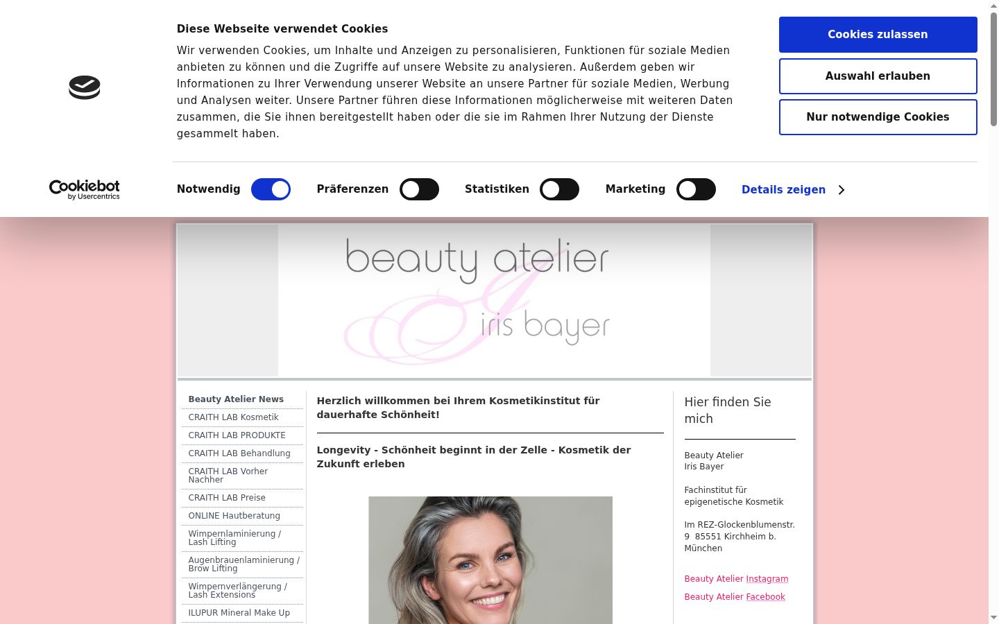 Screenshot tal-banner tal-kunsens muri qabel kwalunkwe interazzjoni