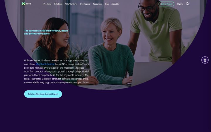 Screenshot of iriscrm.com
