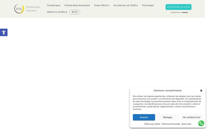 Screenshot of irisfisioterapia.com