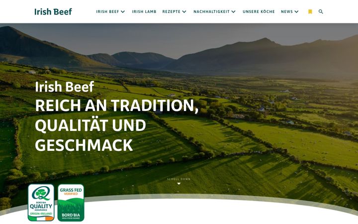 Screenshot of irishbeef.de