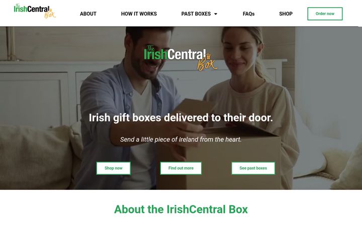 Screenshot of irishcentralbox.com
