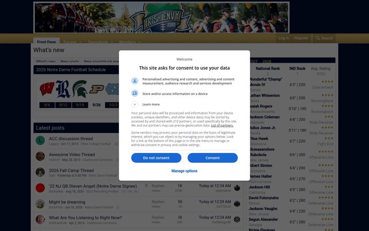Screenshot of irishenvy.com