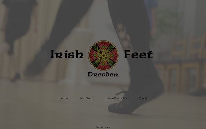 Screenshot of irishfeet.de