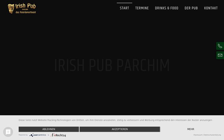 Screenshot of irishpub-parchim.de