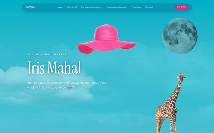 Screenshot of irismahal.com