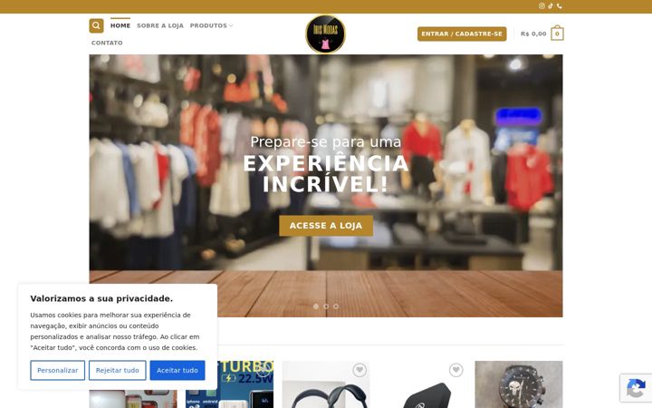Screenshot of irismodas.com.br