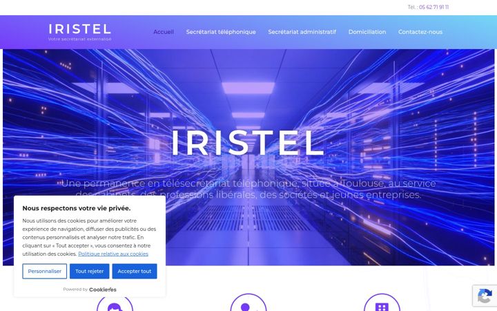 Screenshot of iristel-31.com