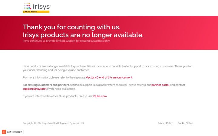 Screenshot of irisys.net