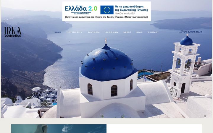 Screenshot of irkacollection.com