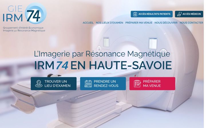Screenshot of irm74.fr