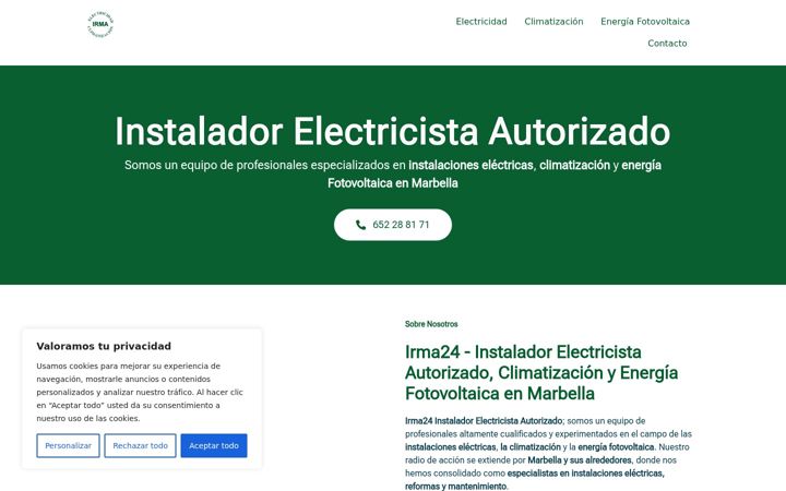 Screenshot of irma24.com
