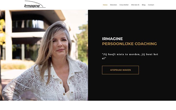 Screenshot of irmagine.nl