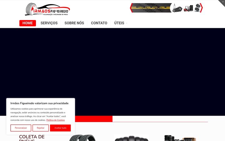 Screenshot of irmaosfigueiredo.com.br