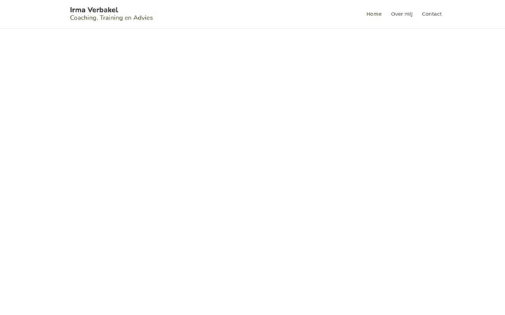 Screenshot of irmaverbakel.nl