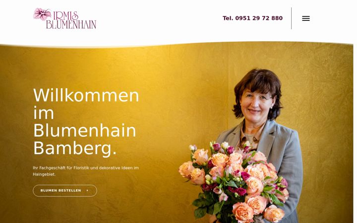 Screenshot of irmis-blumenhain.de