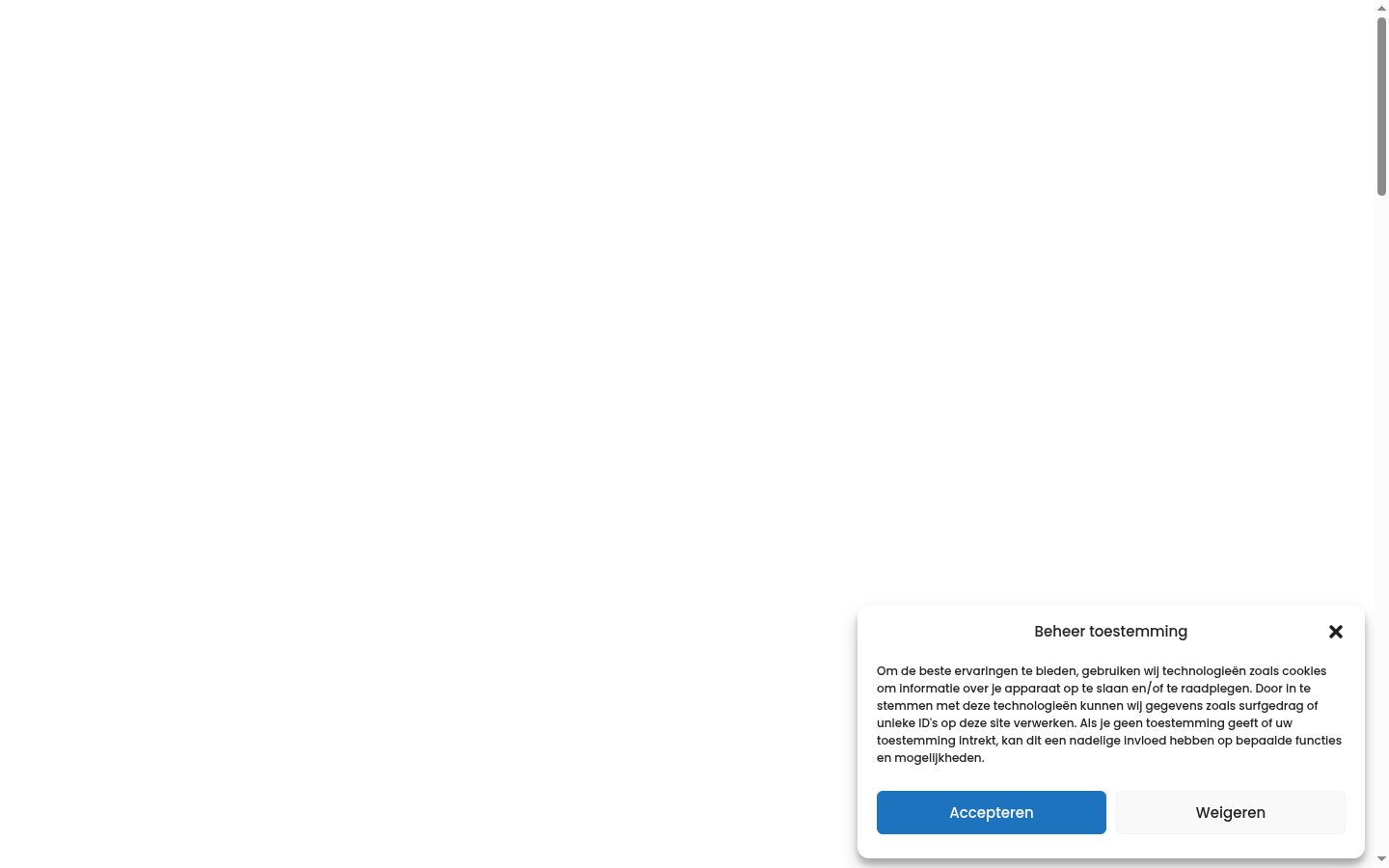 Zrzut ekranu banera zgody wyświetlanego przed jakąkolwiek interakcją
