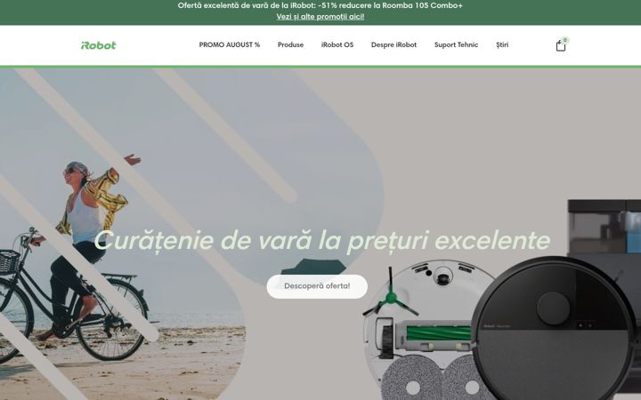 Screenshot of irobot.ro