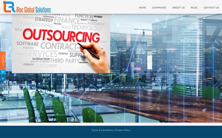 Screenshot of irocglobalsolutions.com