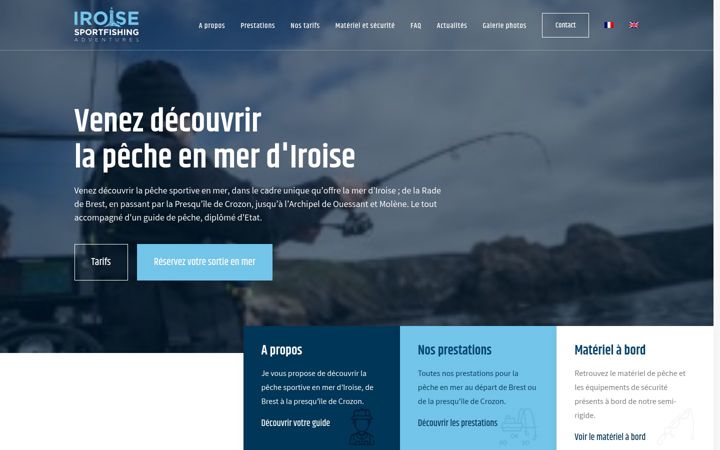 Screenshot of iroise-sport-fishing.fr