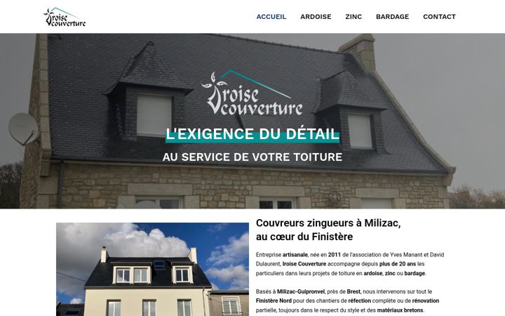 Screenshot of iroisecouverture.fr