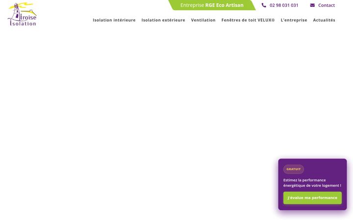 Screenshot of iroiseisolation.com