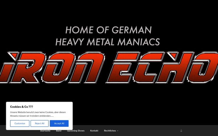 Screenshot of iron-echo.de