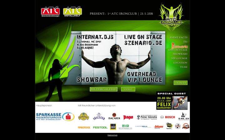 Screenshot of ironclub.at