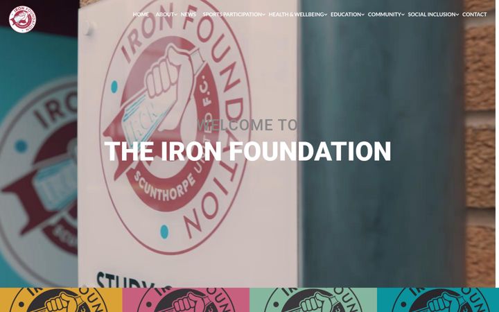 Screenshot of ironfoundation.co.uk