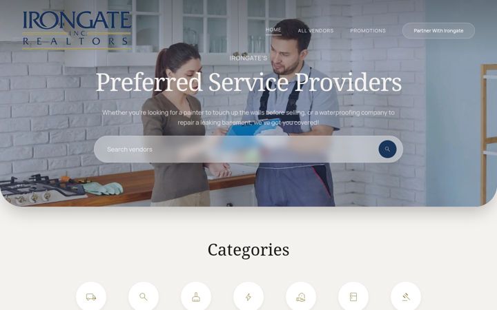 Screenshot of irongatepreferredproviders.com