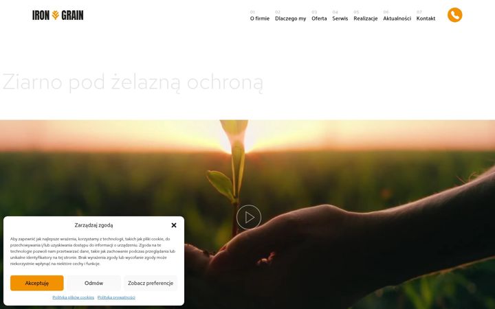 Screenshot of irongrain.pl