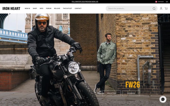 Screenshot of ironheart.co.uk