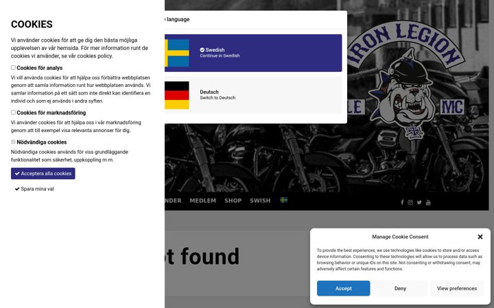 Screenshot of ironlegionlemc.eu
