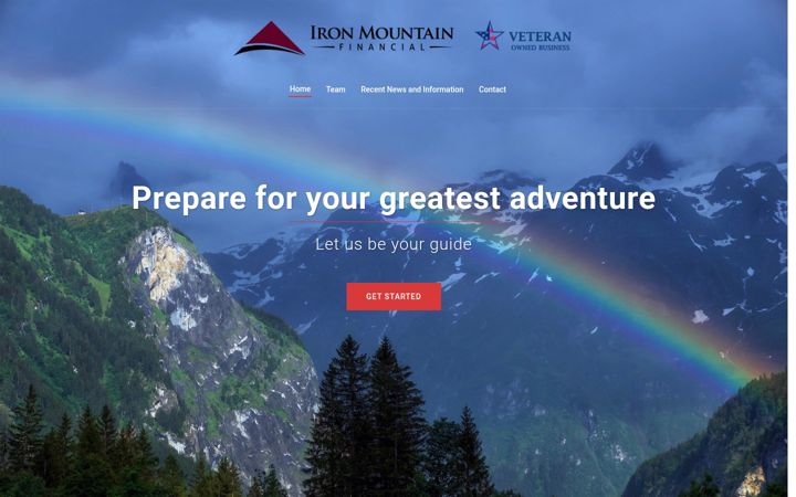Screenshot of ironmountainfinancial.com