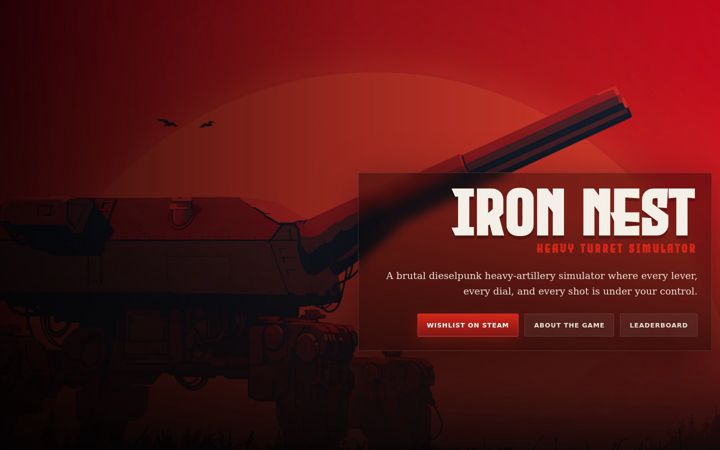 Screenshot of ironnest-game.com