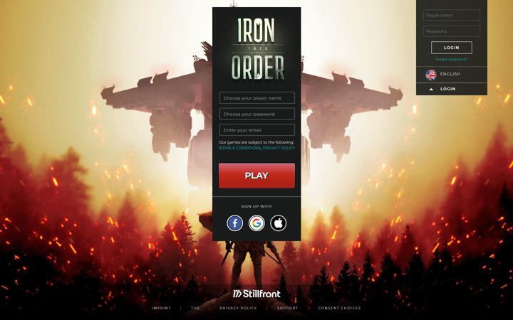Screenshot of ironorder1919.com