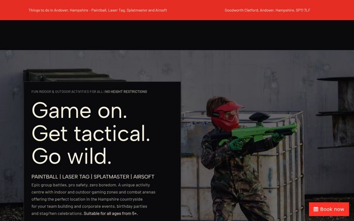 Screenshot of ironsightactivities.com