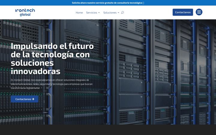 Zrzut ekranu irontechglobal.es