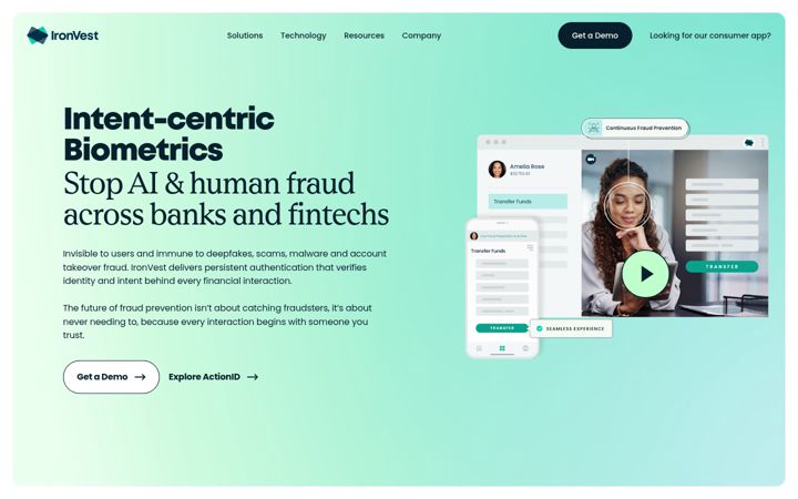 Screenshot of ironvest.com