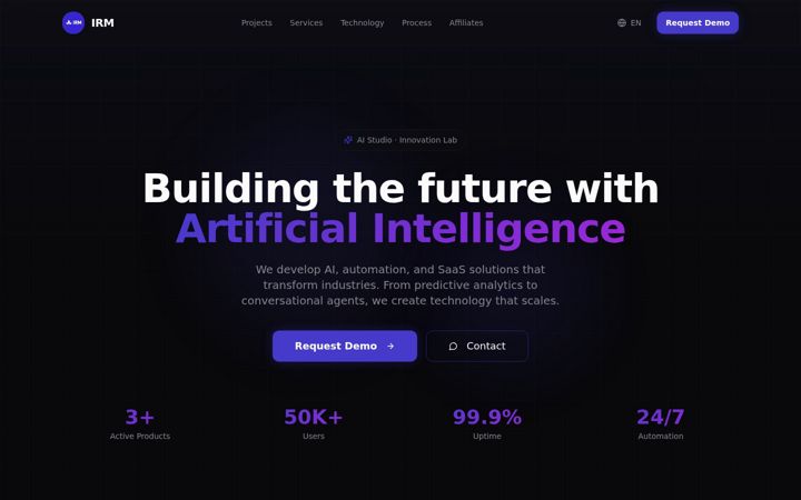 Screenshot of iroyman.com