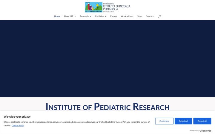 Screenshot of irpcds.org