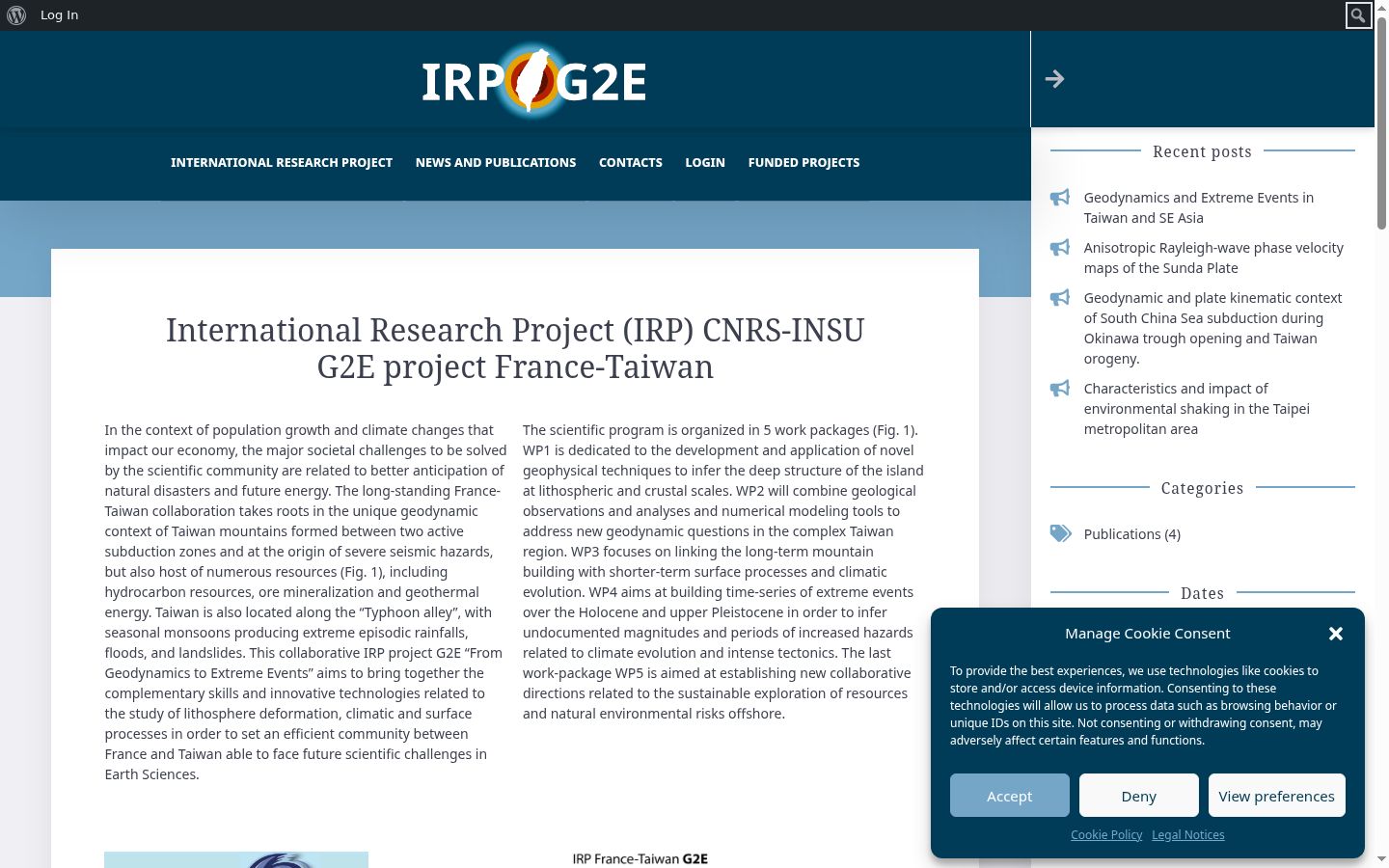 Screenshot tal-banner tal-kunsens muri qabel kwalunkwe interazzjoni