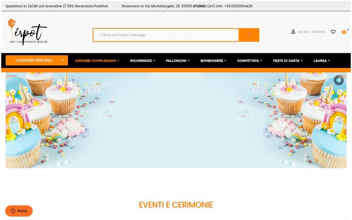 Screenshot of irpot.com