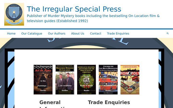 Screenshot of irregular-special-press.com
