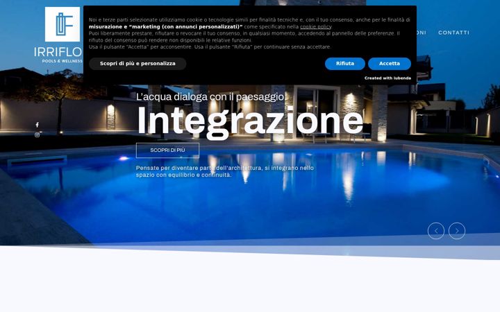 Screenshot of irriflor.it